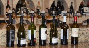 wine bottles image