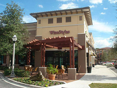 front of winestyles store